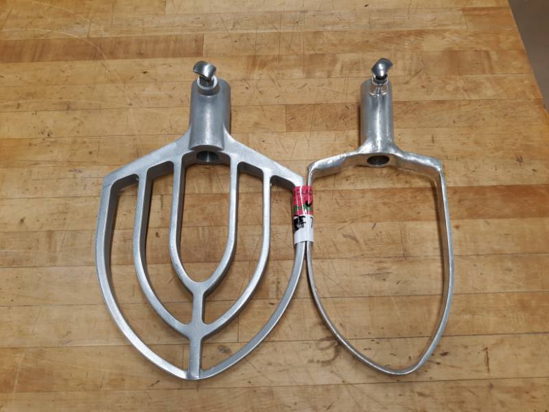 lot 7075 image: (2) Paddles For Hobart Legacy 20 Qt Mixer