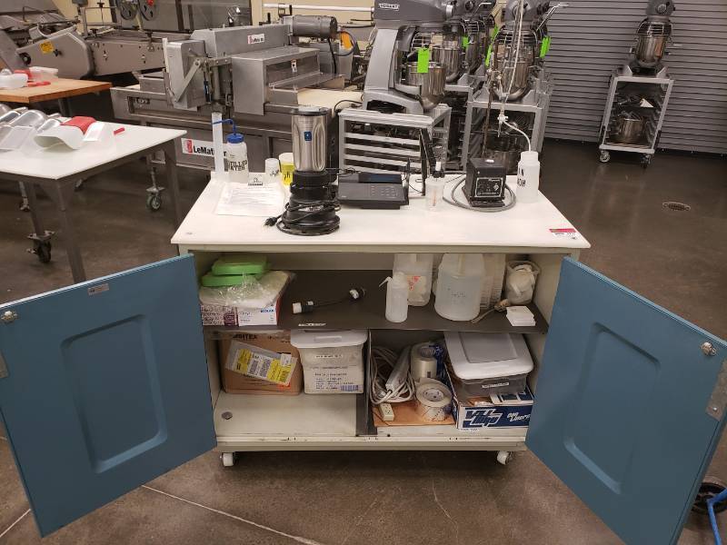 lot 6257 image: PH meter testing station