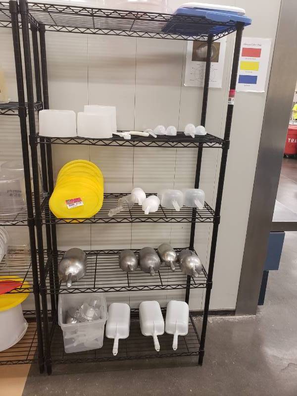 lot 6259 image: 5 shelf rack