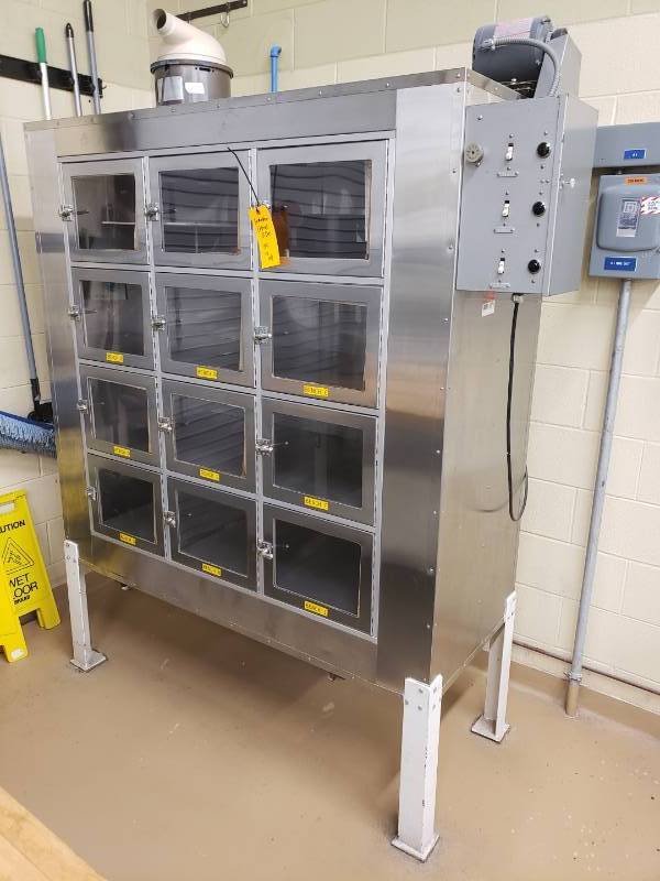 lot 6270 image: 12 door fermentation cabinet