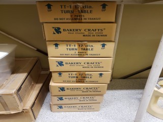 lot 6305 image: Lot of Eight 12  Turn Table