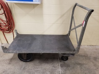 lot 6423 image: Industrial Steel Cart