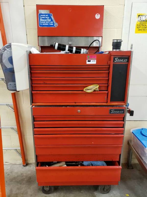 lot 6428 image: Snap On Toolbox -Contents Included