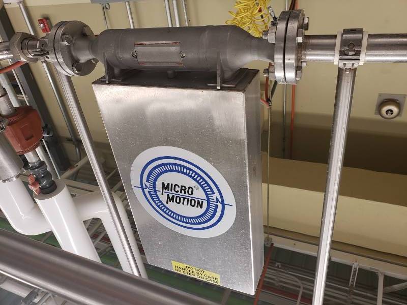 lot 6446 image: Micro Motion flow monitoring system