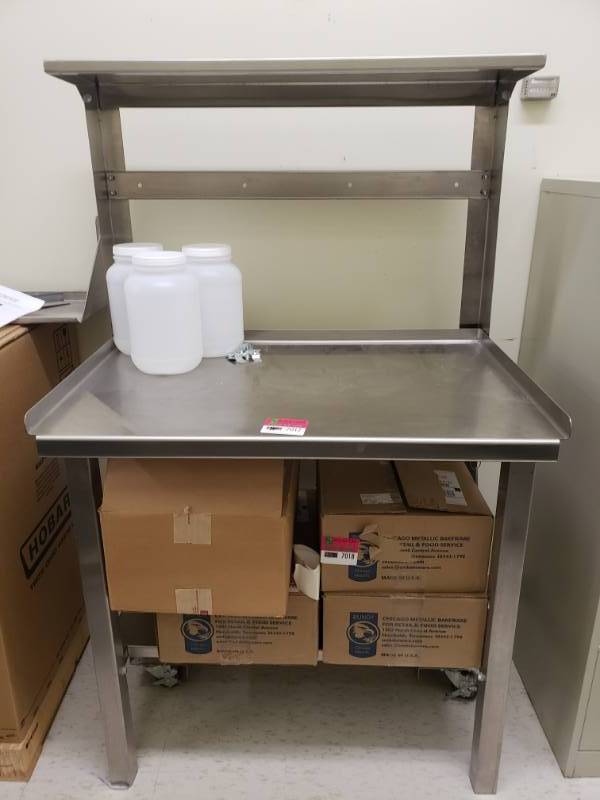 lot 7017 image: Stainless Steel Workstation