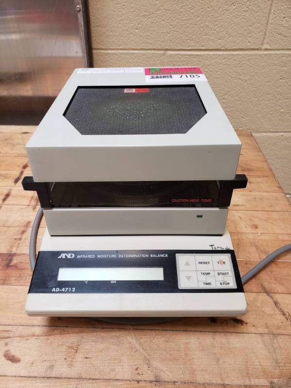 lot 7105 image: AND Infrared Mositure Determination Balance