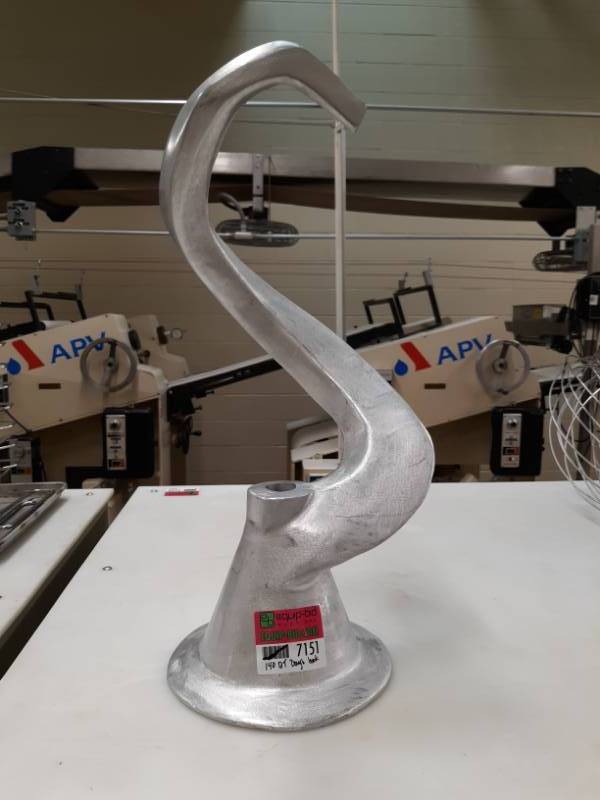 lot 7151 image: 140 Qt Dough Hook Hobart Attachment
