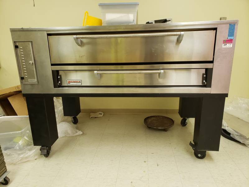 lot 7239 image: Marsal and Sons Stone Deck Pizza Oven