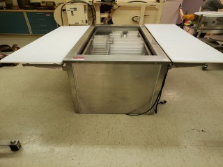 lot 7243 image: Restraunt Cold Bar Prep Line on Wheels