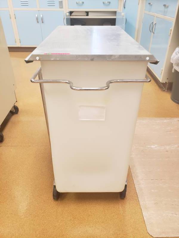 lot 7517 image: Ingredient Bin on Wheels