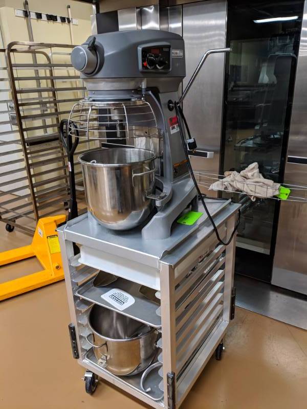 lot 7084 image: 2016 Hobart HL200 Legacy Mixer On Stand