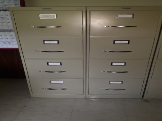 2 Filing Cabinets Anderson Hickey Co Aib International Office
