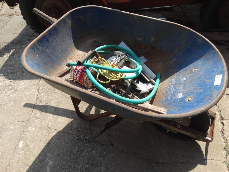 lot 5495 image: Wheelbarrow w misc.