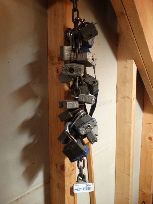 lot 5647 image: Assorted padlocks