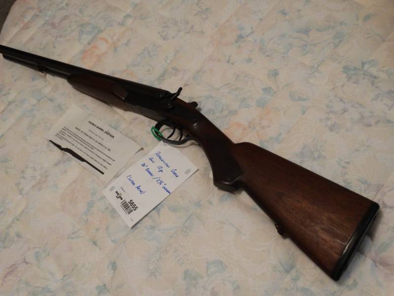 lot 5655 image: Intrac Arms 12 g double barrel reproduction coach gun- 20 barrels