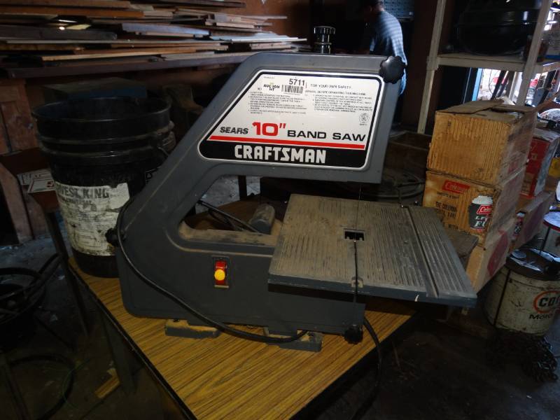 lot 5711 image: Craftsman 10 band saw