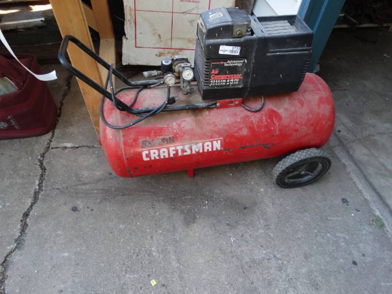 lot 5733 image: Craftsman air compressor