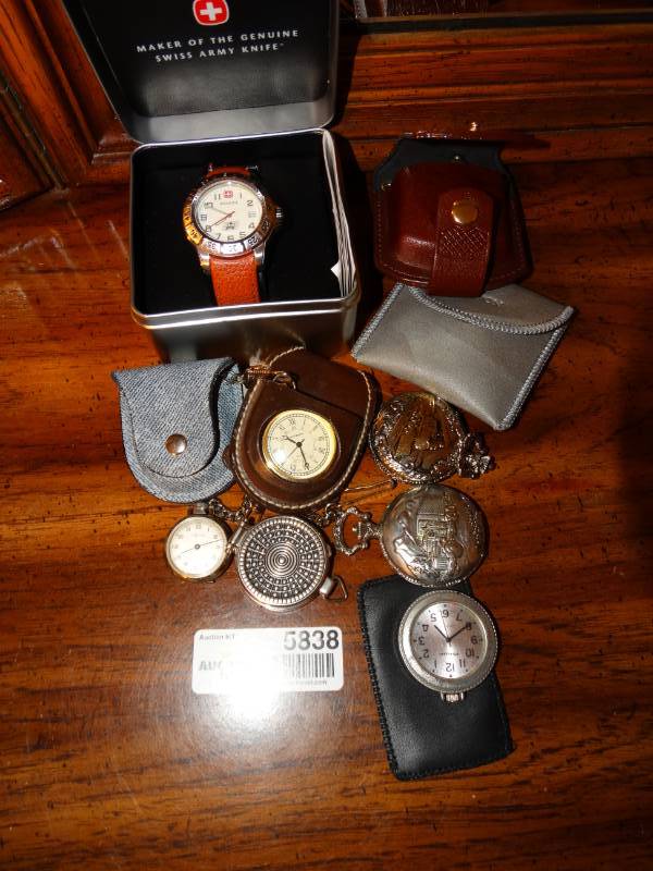 lot 5838 image: Pocket & wrist watch collection