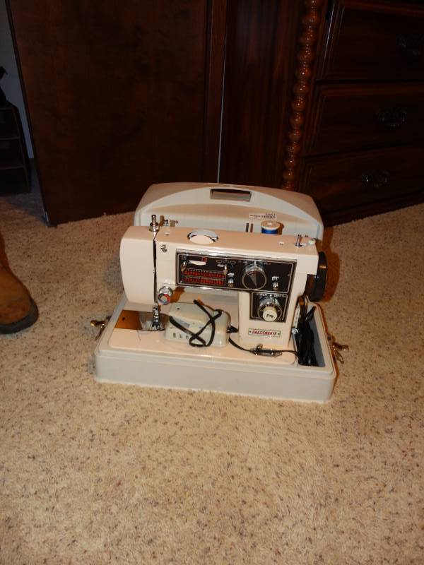 lot 5851 image: Dressmaker portable sewing machine