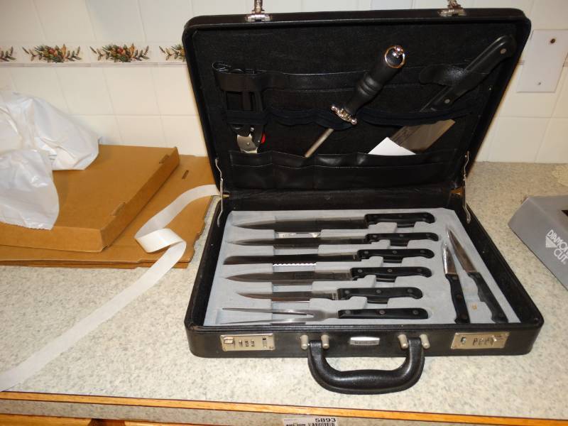 lot 5912 image: Bachmayer Solingen Knife Set