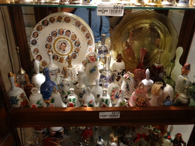 lot 5919 image: Lot of Decorative Bells and Plates