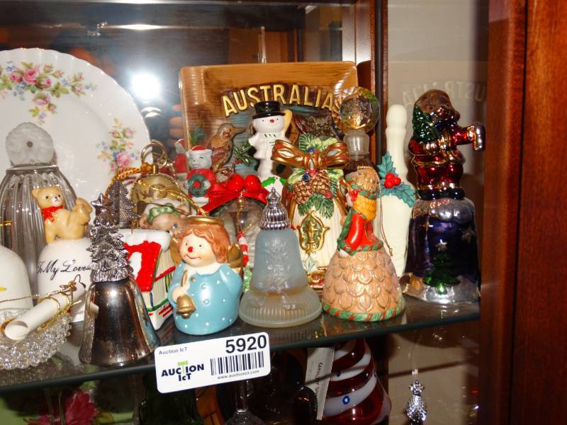lot 5920 image: Lot of Decorative Bells and Plates