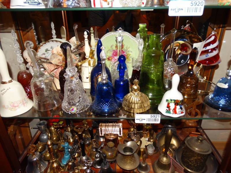 lot 5921 image: Lot of Decorative Bells and Plates