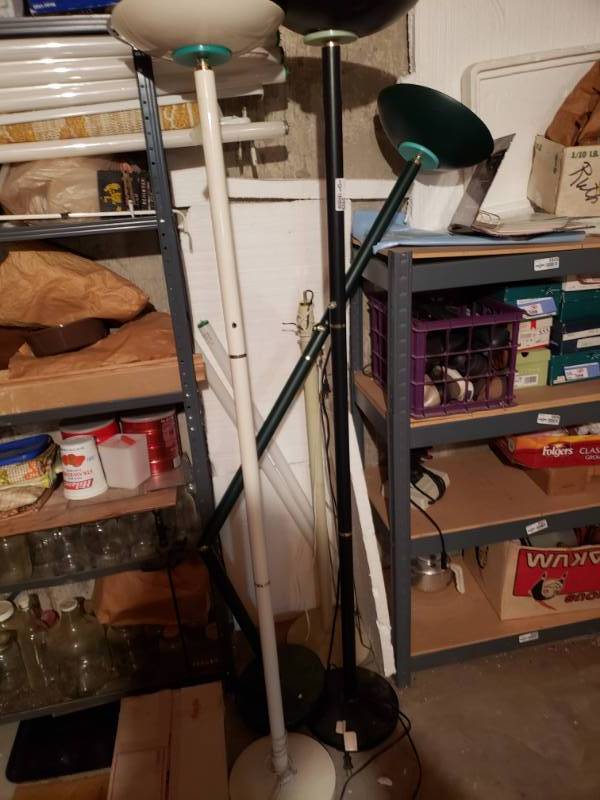lot 5929 image: 3 Floor Lamps
