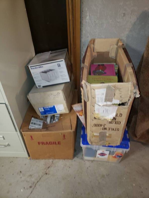 lot 5948 image: Boxes of books