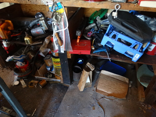 lot 6058 image: Lg lot of assorted tools hardware & misc- hand tools power tools nails bolts misc