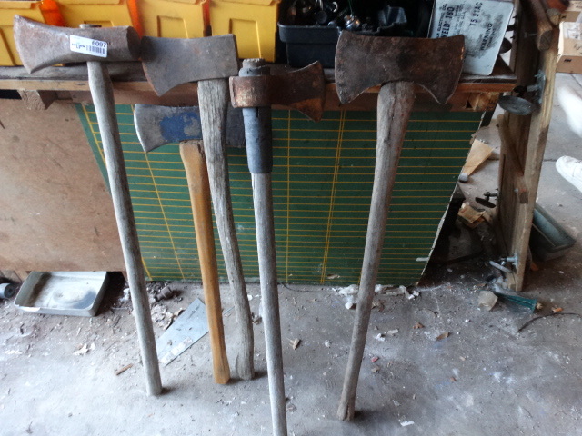 lot 6097 image: Lot of various axes