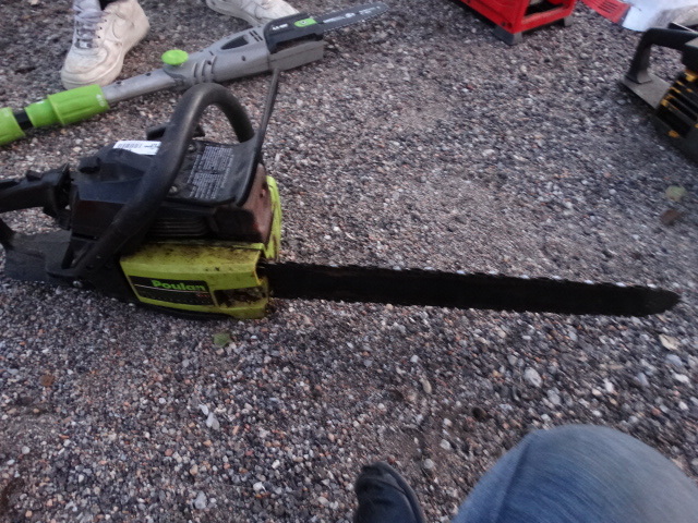 lot 6145 image: Poulan gas chainsaw