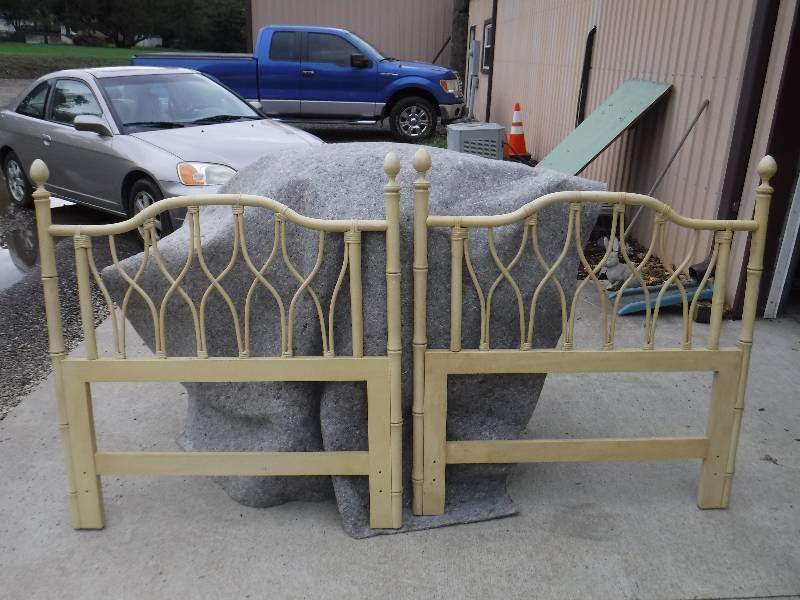 lot 8206 image: Twin bed head and foot boards- no sides or slats