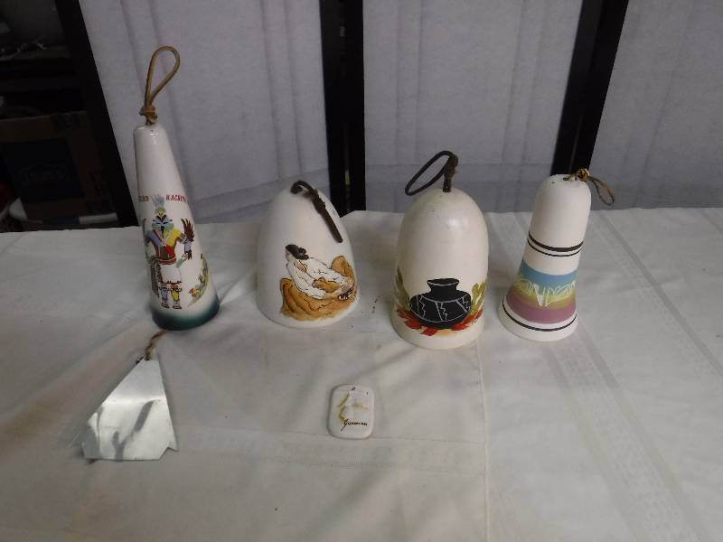lot 8240 image: South west themed wind chime bells