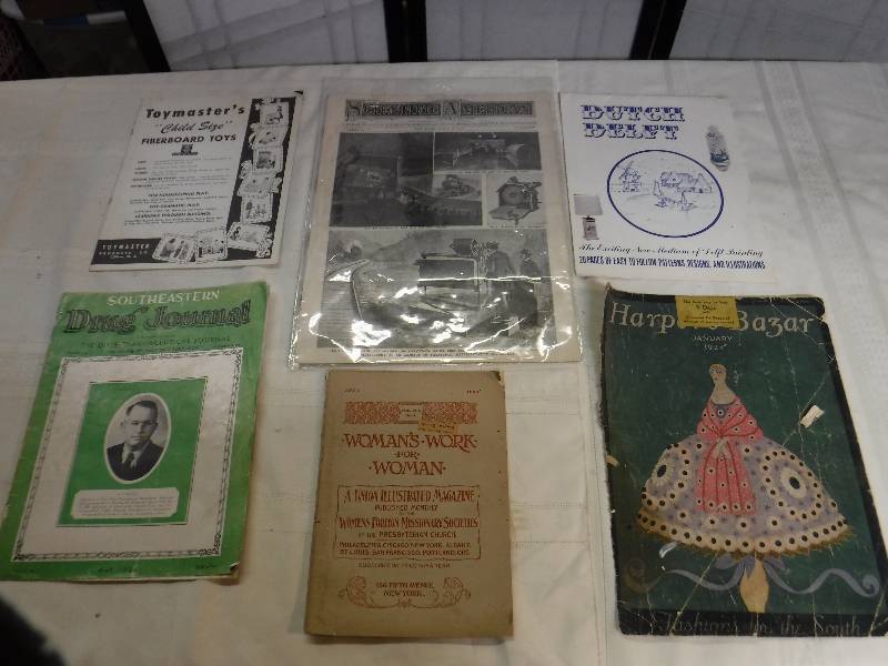 lot 8266 image: Vintage magazine ads and magazines lot
