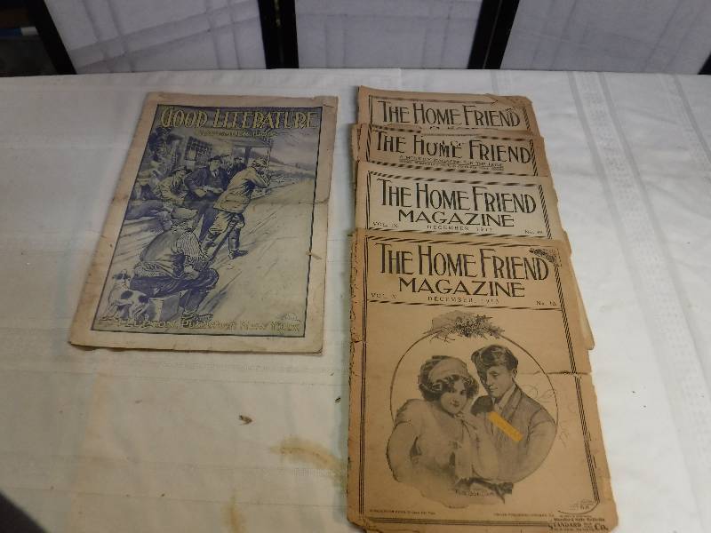 lot 8267 image: The home friend magazines from the early 1900s