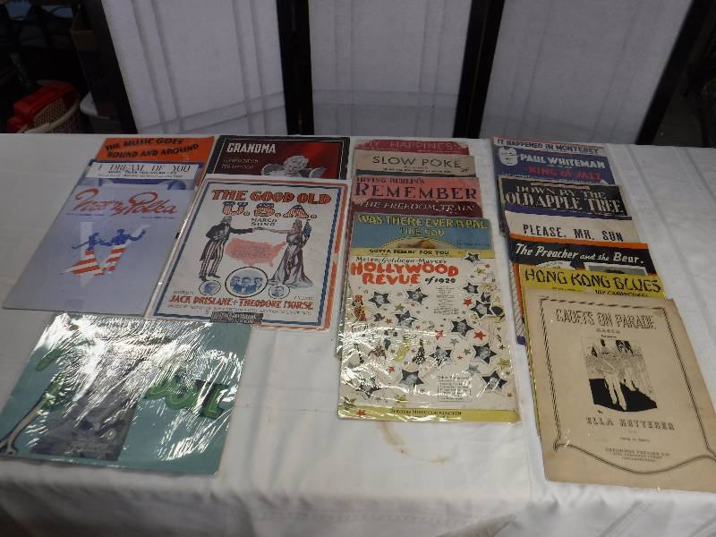 lot 8279 image: Vintage music books