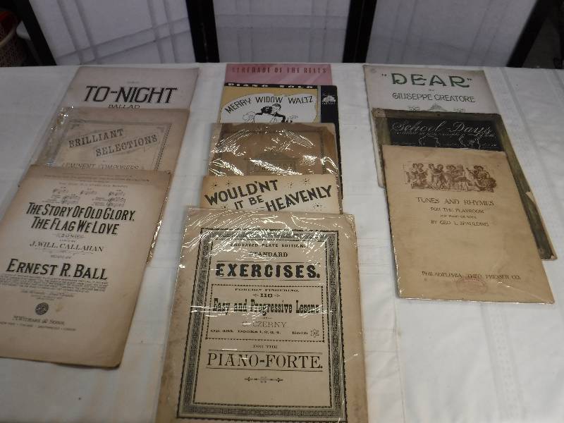 lot 8280 image: More vintage music books