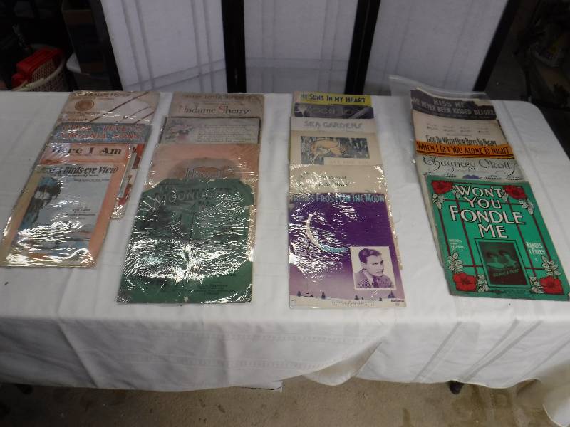 lot 8283 image: Vintage song books lot 4