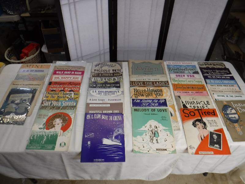 lot 8284 image: Vintage song books lot 5