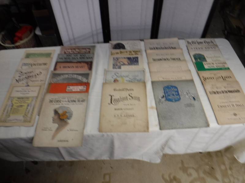 lot 8285 image: Vintage song books lot 6