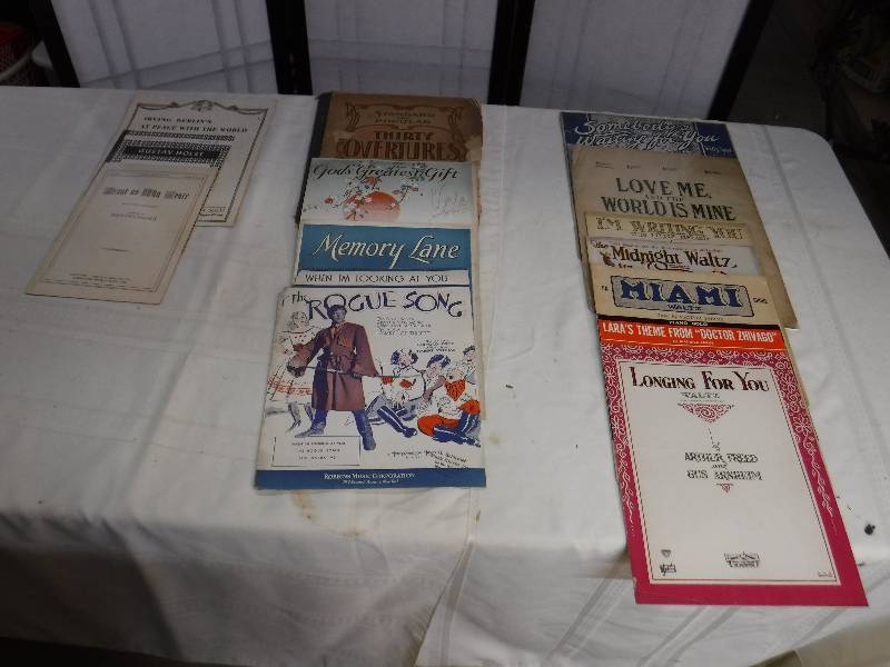 lot 8290 image: Vintage song books lot 11