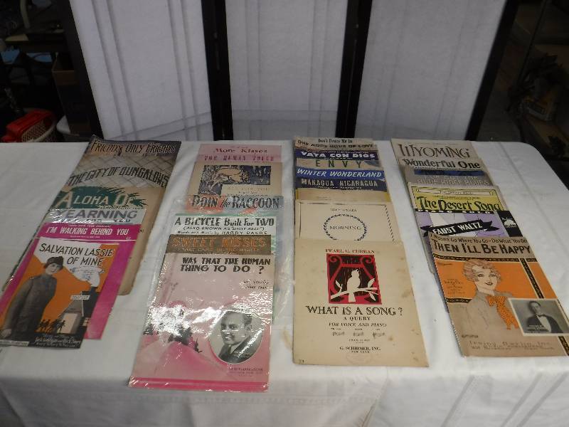 lot 8291 image: Vintage song books lot 12