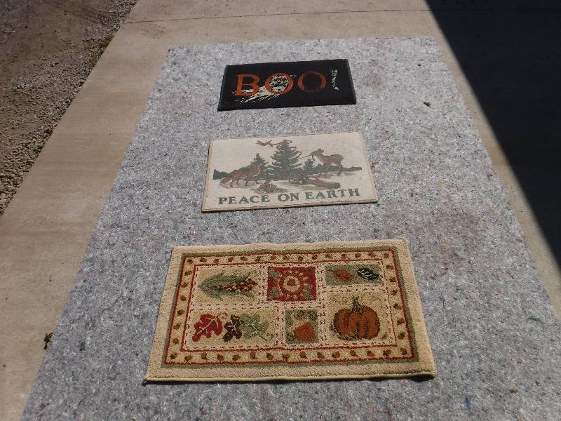 lot 8303 image: Door mat lot- 3 seasons