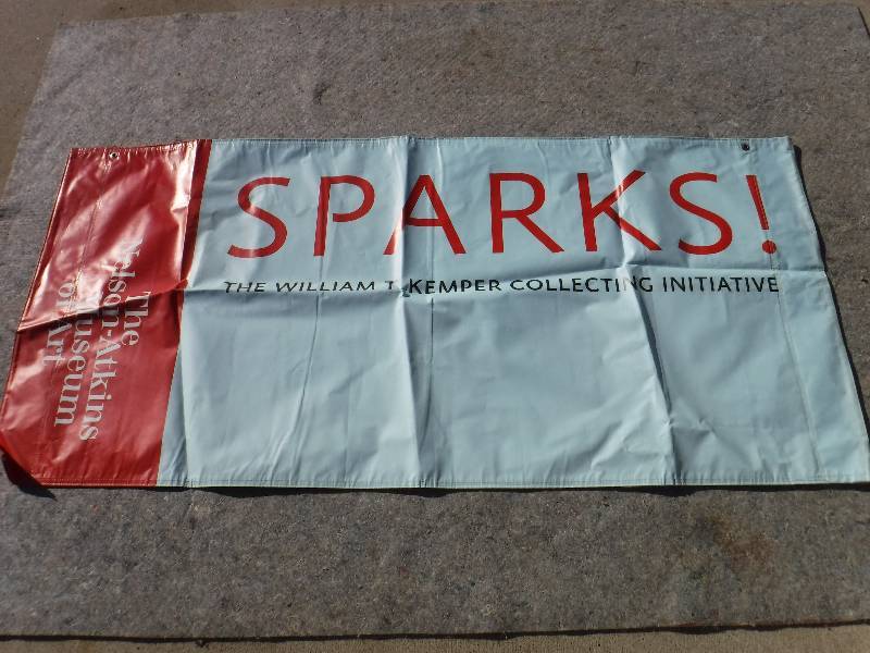 lot 8323 image: Nelson Atkins Museum banners
