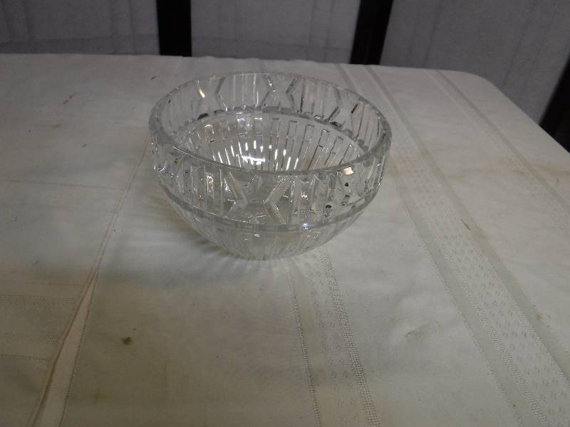 lot 6562 image: Tiffany crystal dish