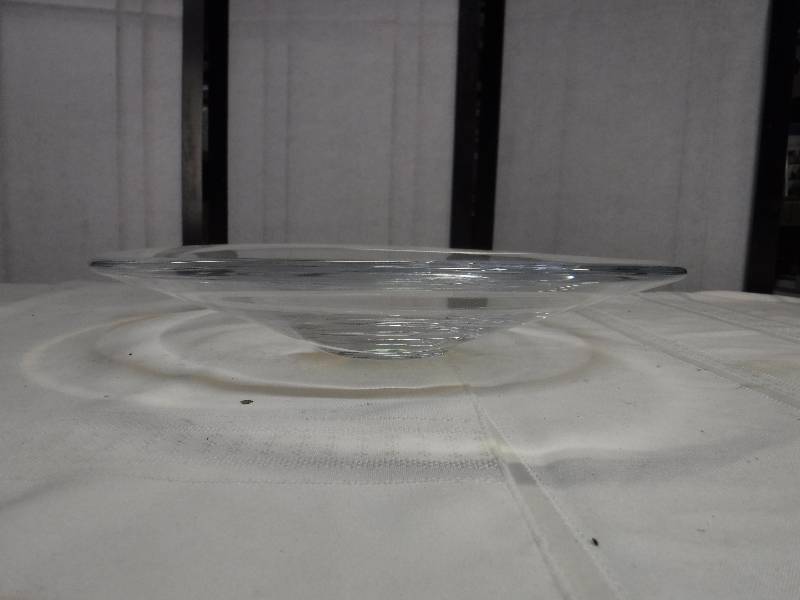 lot 6605 image: Simon Pearce art glass dish