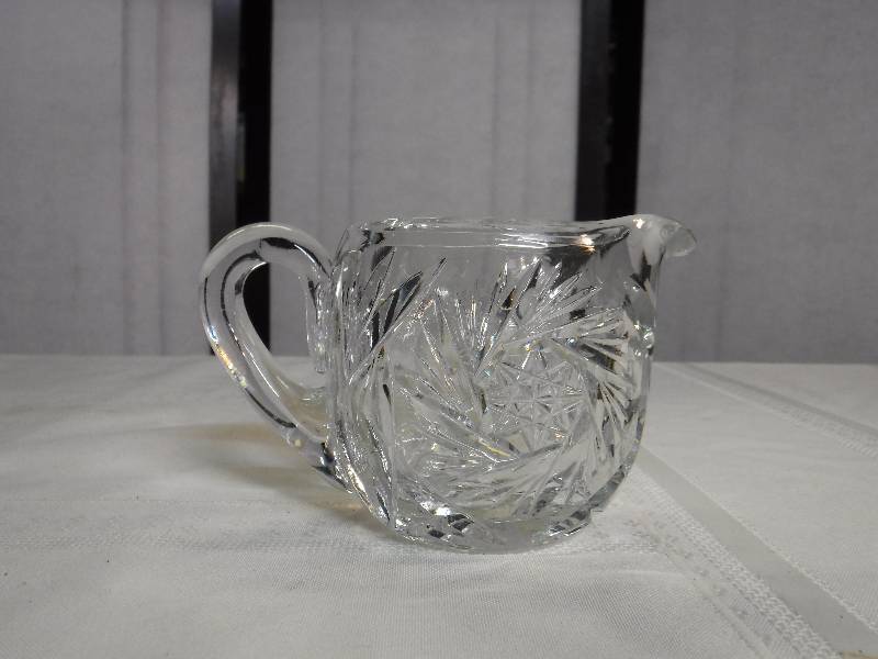 lot 6630 image: Clear creamer pitcher
