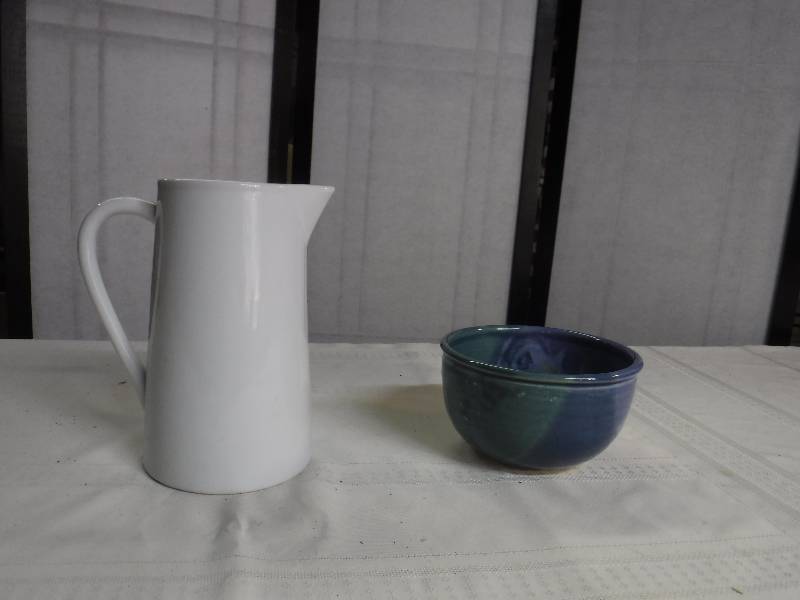 lot 6723 image: Pitcher and bowl