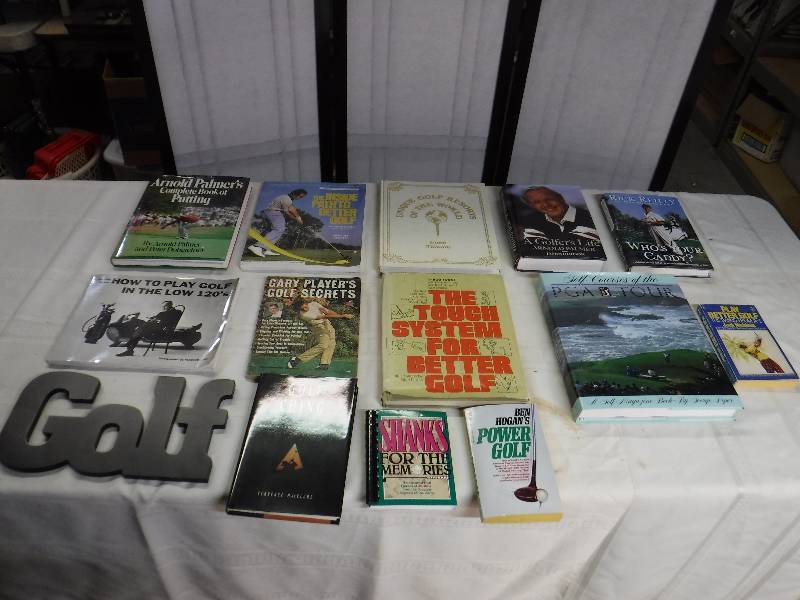 lot 8343 image: Golf book lot 2